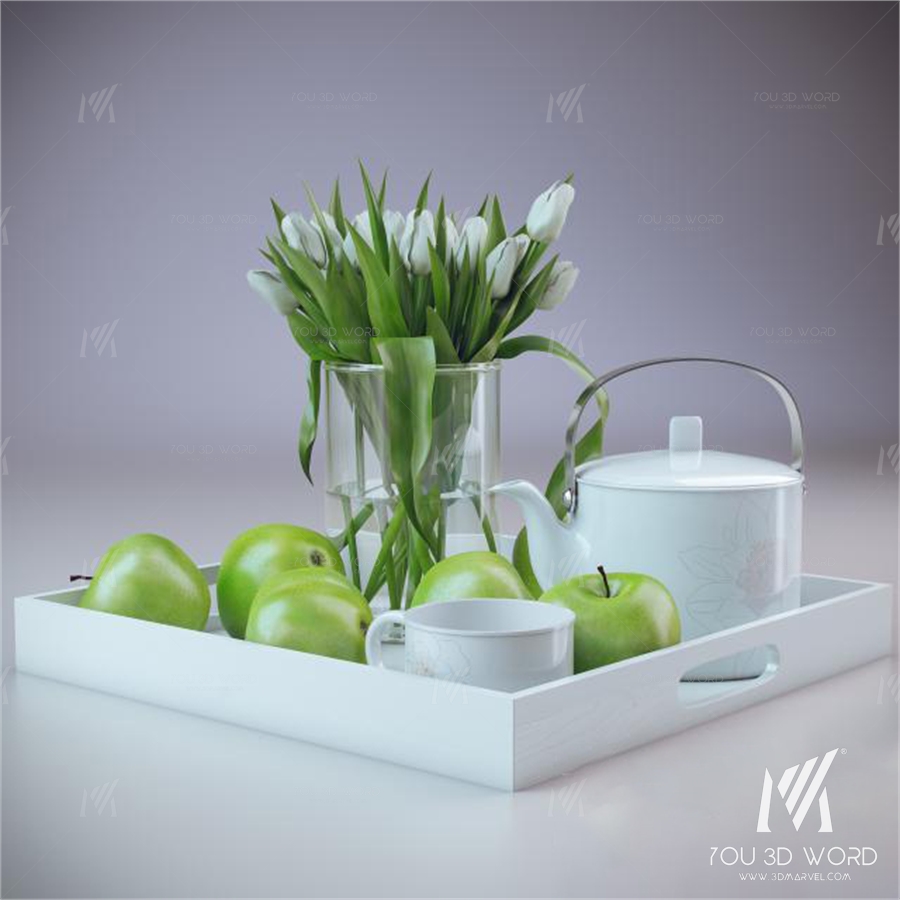 Apples and flower